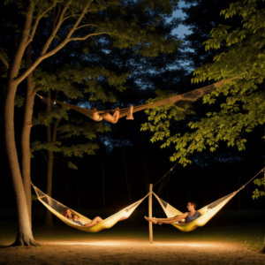 Nighttime Hammock Swing